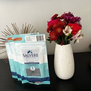 SALVERE WOMEN'S DIAMOND, 3 PAIR KNEE HIGH,‎ COMPRESSION-SOCKS 15-20 MMHG MEDIUM,